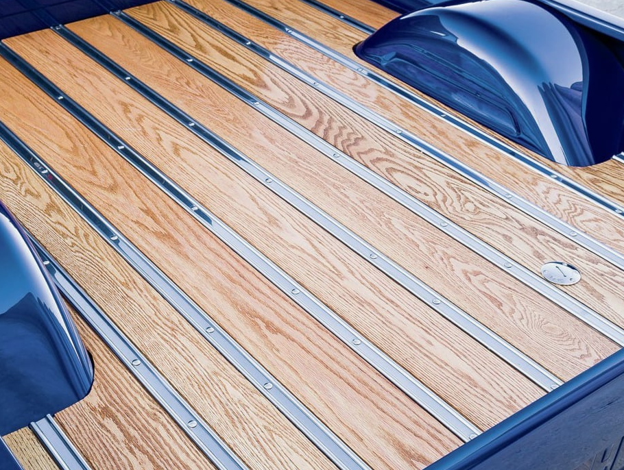 Tiras de caja con kit de pernos Chevy 1967-1972, acero inoxidable pulido, caja corta Fleetside