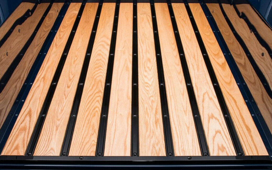 Listones de caja Ford 1980-1987 de acero liso, con escalón y flareside para caja corta, para camioneta pickup BedWood