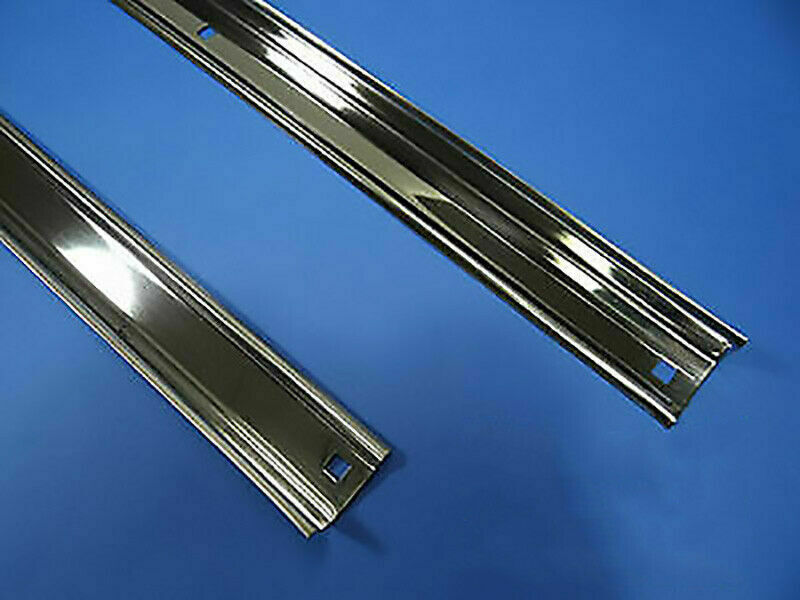 Kit de tiras para caja de Chevy 1967-1972, acero inoxidable, caja larga, 97" escalón para madera