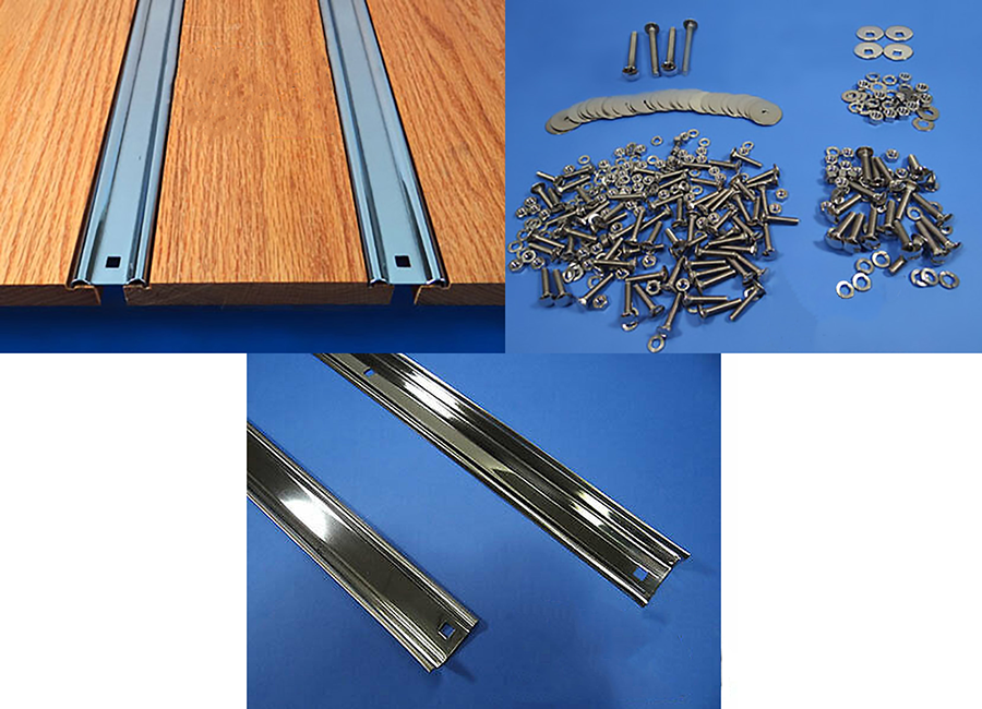 Kit de tiras de caja para Chevy C10 (1960-1966), acero inoxidable pulido, con escalón lateral para caja corta, para BedWood