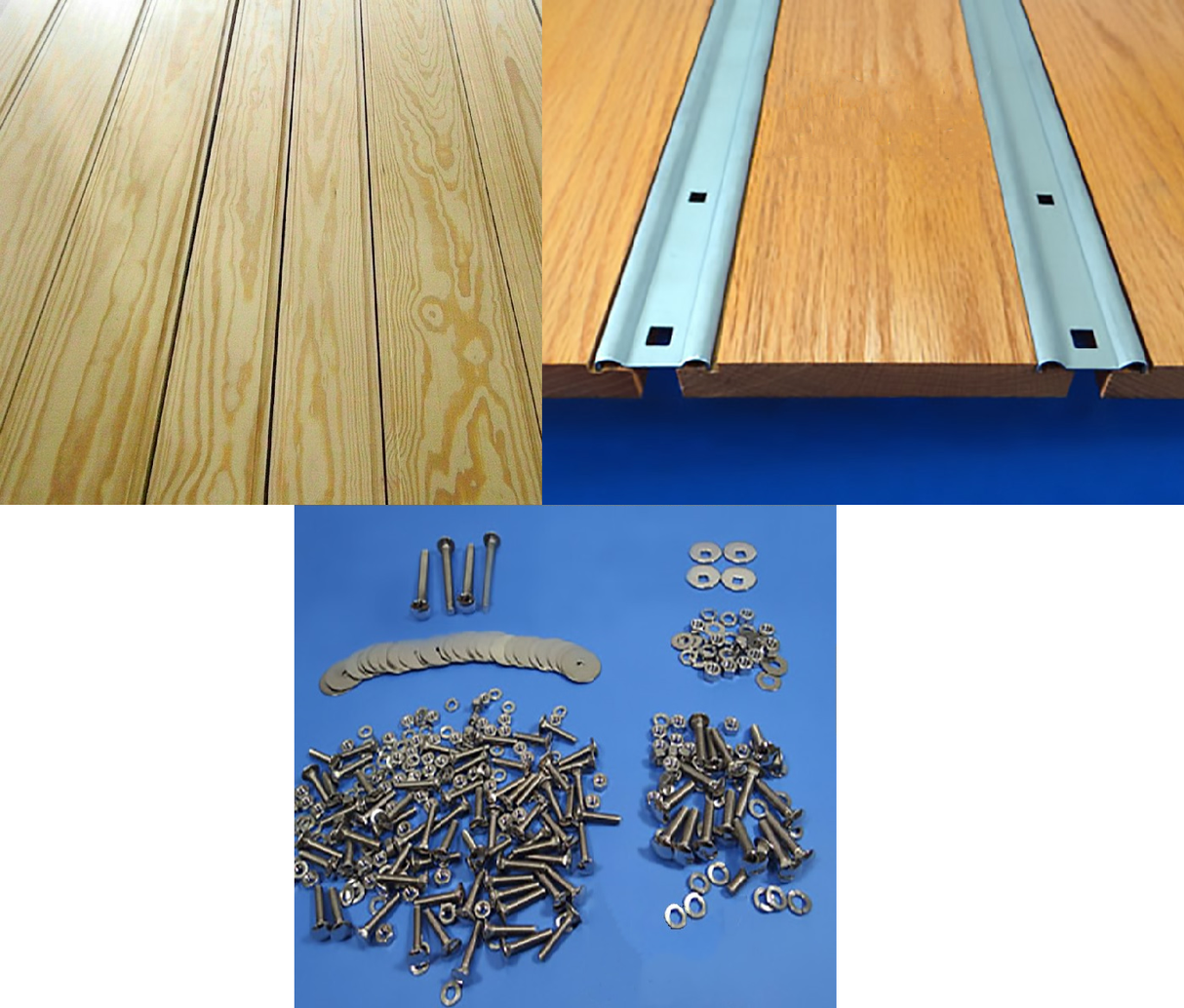 Kit de caja de madera de pino para camioneta Ford F150 de caja corta, escalón y flareside, 1976-1979