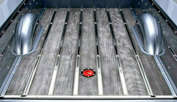 Bed Strips Ford 1976 - 1979 Polished Stainless Steel Short Bed Stepside Flareside Truck