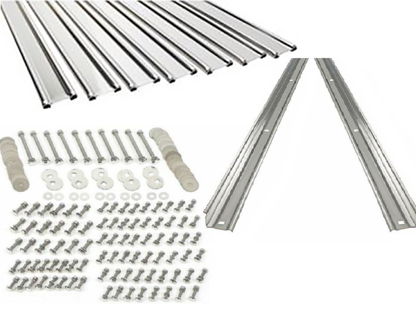 Bed Strip Kit Chevy 1947 - 1951 Steel Chevrolet Long Bed Stepside Truck for BedWood