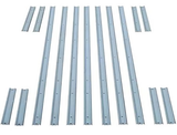 Bed Strips Chevy 1958 1959 Stainless Steel Fleetside GMC Chevrolet Short Truck