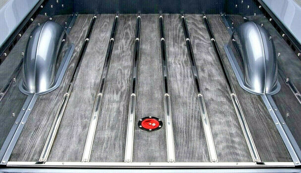 Bed Strips Ford 1965 - 1972 Polished Stainless Steel Short Step Flareside Truck