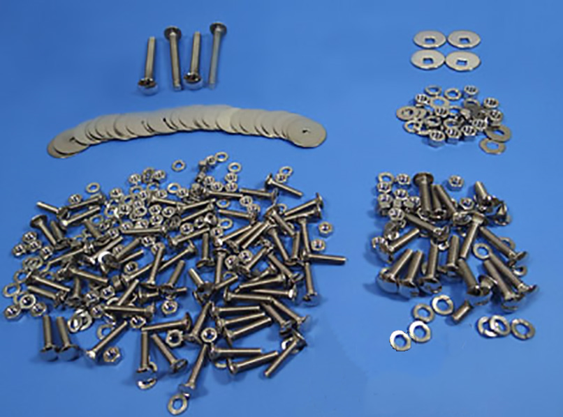 Bed Strips and Bolt Kit Chevy 1973 - 1987 Polished Stainless Short Bed Stepside